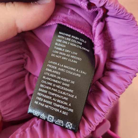 Urban Outfitters Jana Balloon Nylon Purple Cargo Pants - Picture 7 of 8